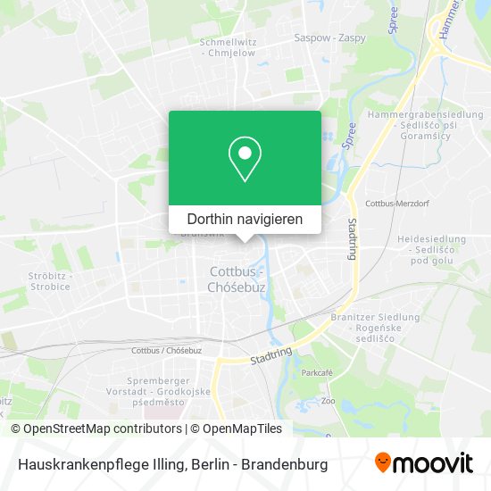 Hauskrankenpflege Illing Karte