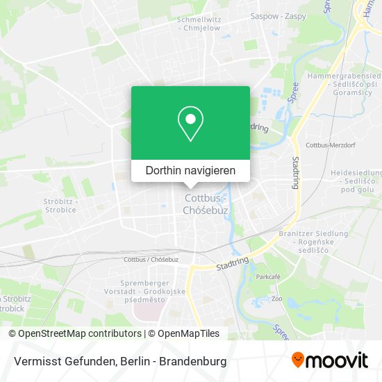 Vermisst Gefunden Karte