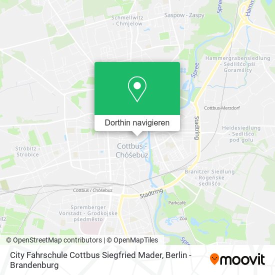 City Fahrschule Cottbus Siegfried Mader Karte