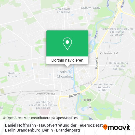 Daniel Hoffmann - Hauptvertretung der Feuersozietät Berlin Brandenburg Karte
