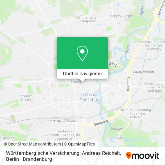 Württembergische Versicherung: Andreas Reichelt Karte