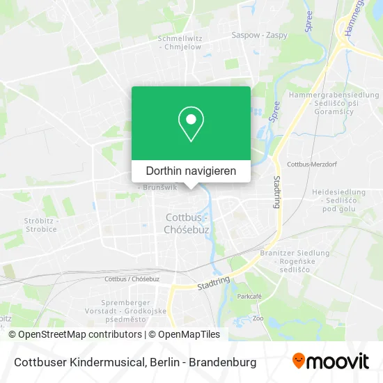 Cottbuser Kindermusical Karte