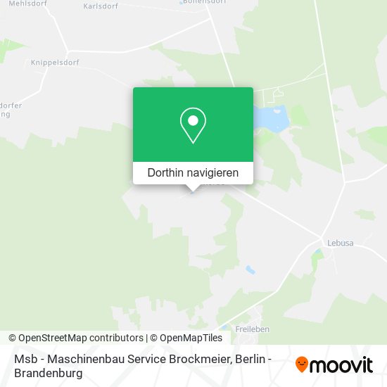 Msb - Maschinenbau Service Brockmeier Karte