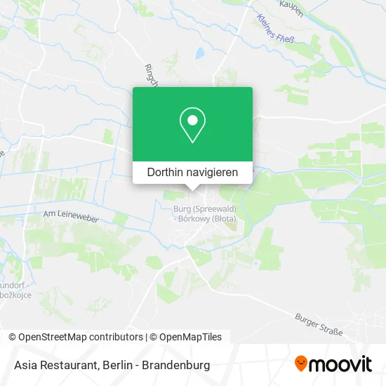 Asia Restaurant Karte