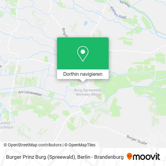 Burger Prinz Burg (Spreewald) Karte