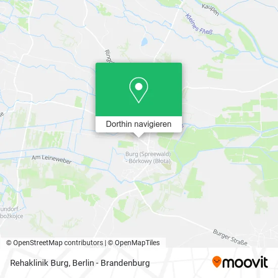 Rehaklinik Burg Karte