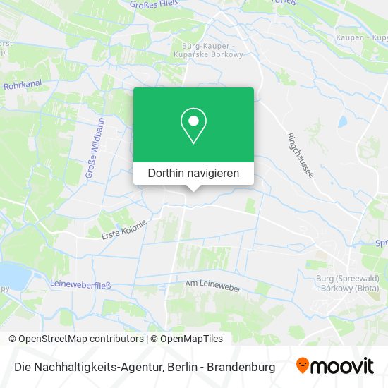Die Nachhaltigkeits-Agentur Karte