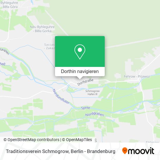 Traditionsverein Schmogrow Karte
