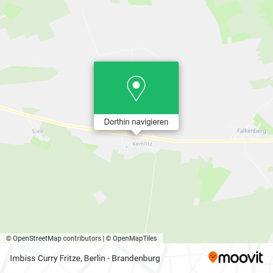 Imbiss Curry Fritze Karte