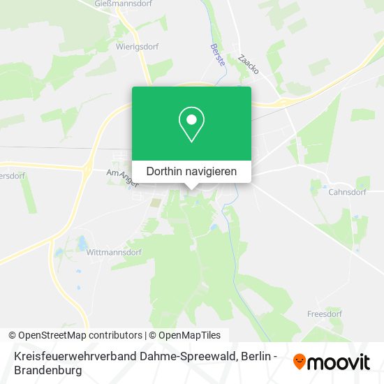 Kreisfeuerwehrverband Dahme-Spreewald Karte