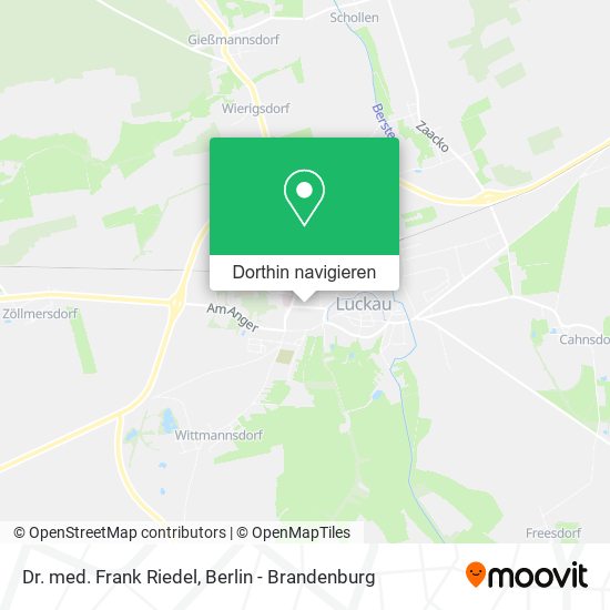 Dr. med. Frank Riedel Karte