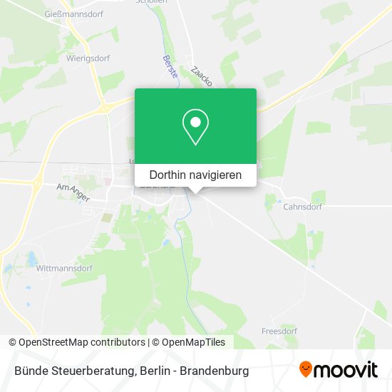Bünde Steuerberatung Karte