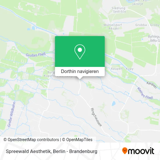 Spreewald Aesthetik Karte