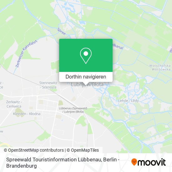Spreewald Touristinformation Lübbenau Karte