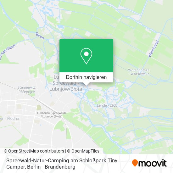 Spreewald-Natur-Camping am Schloßpark Tiny Camper Karte