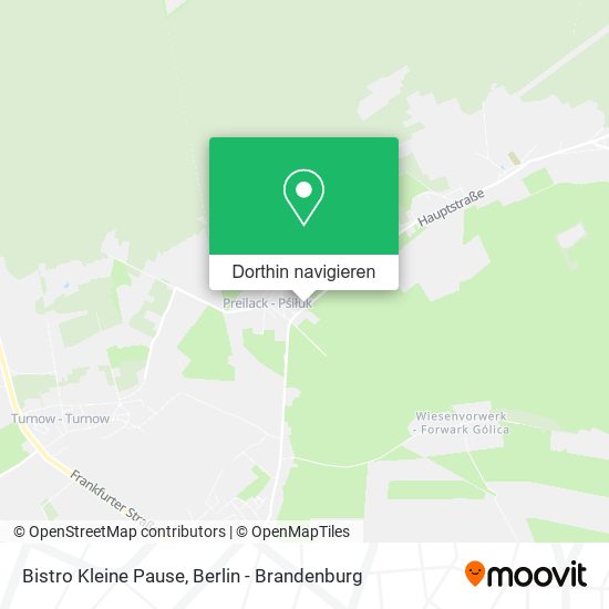 Bistro Kleine Pause Karte