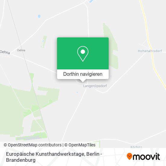 Europäische Kunsthandwerkstage Karte