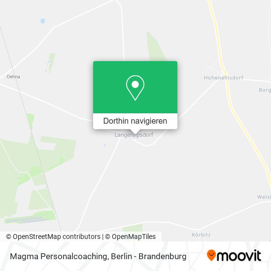 Magma Personalcoaching Karte