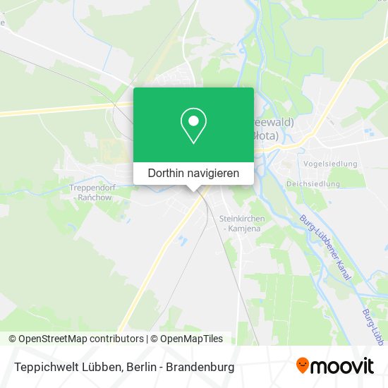 Teppichwelt Lübben Karte