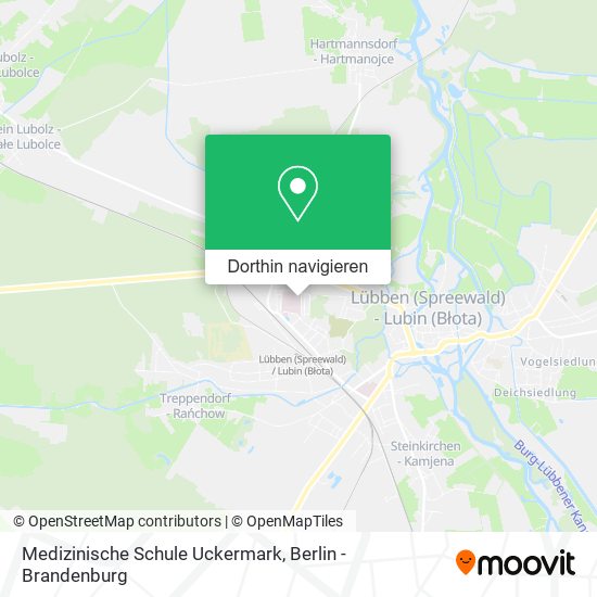 Medizinische Schule Uckermark Karte