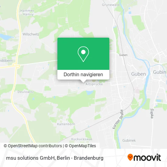 msu solutions GmbH Karte