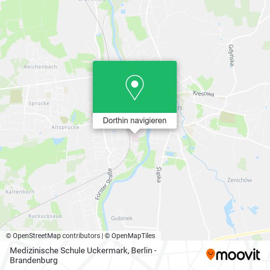 Medizinische Schule Uckermark Karte
