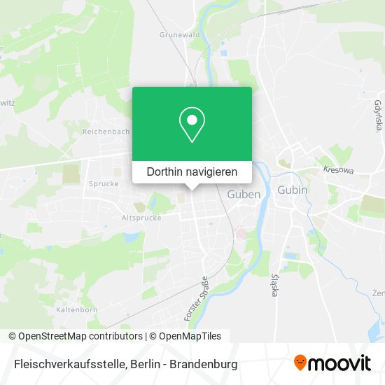 Fleischverkaufsstelle Karte