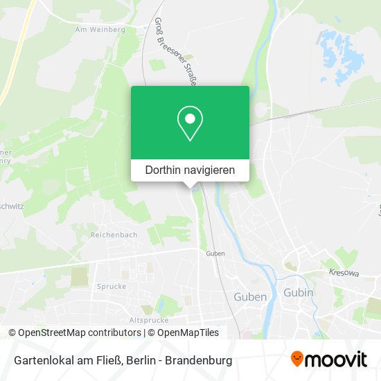 Gartenlokal am Fließ Karte