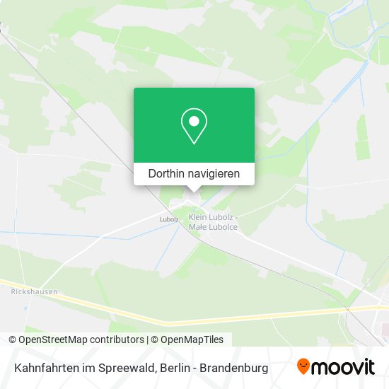 Kahnfahrten im Spreewald Karte