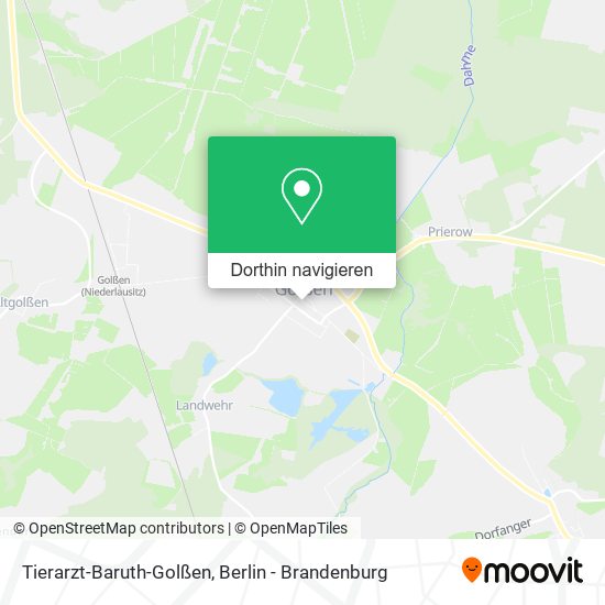 Tierarzt-Baruth-Golßen Karte