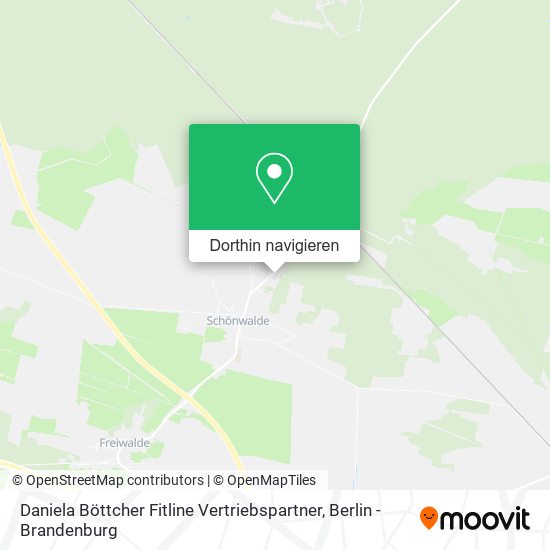 Daniela Böttcher Fitline Vertriebspartner Karte