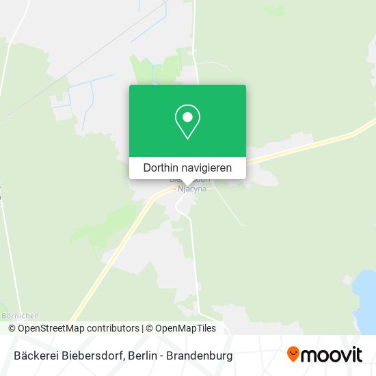 Bäckerei Biebersdorf Karte