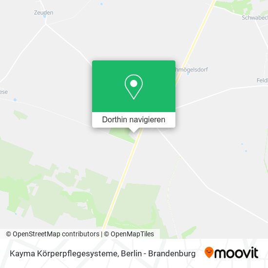 Kayma Körperpflegesysteme Karte