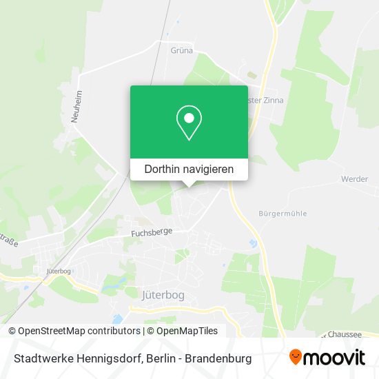 Stadtwerke Hennigsdorf Karte