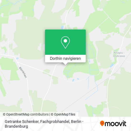 Getranke Schenker, Fachgrobhandel Karte