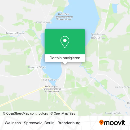 Wellness - Spreewald Karte