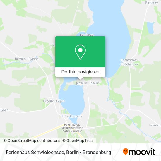 Ferienhaus Schwielochsee Karte