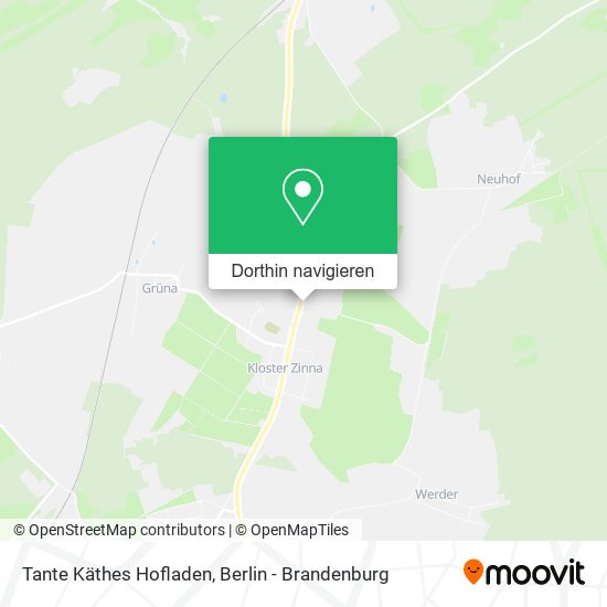 Tante Käthes Hofladen Karte