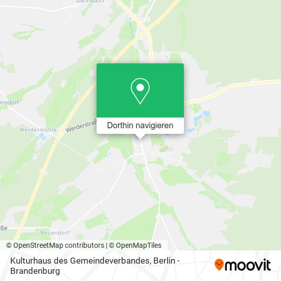 Kulturhaus des Gemeindeverbandes Karte