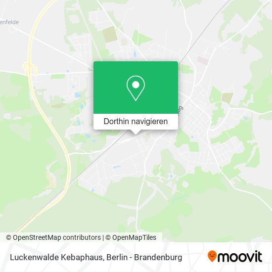 Luckenwalde Kebaphaus Karte