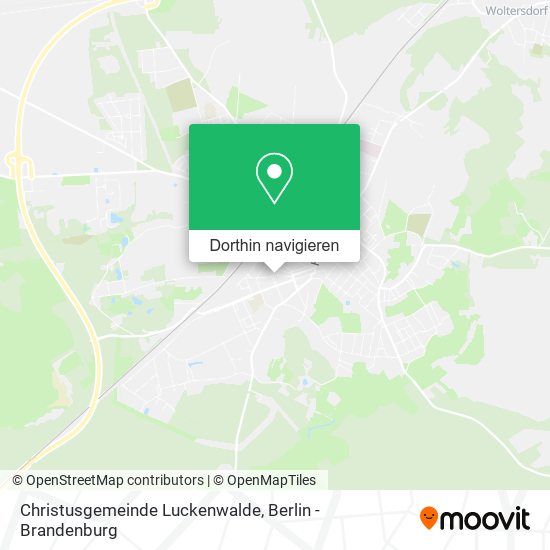 Christusgemeinde Luckenwalde Karte