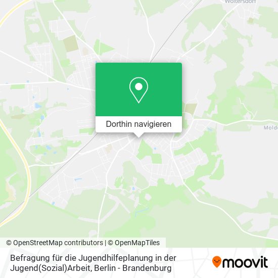 Befragung für die Jugendhilfeplanung in der Jugend(Sozial)Arbeit Karte