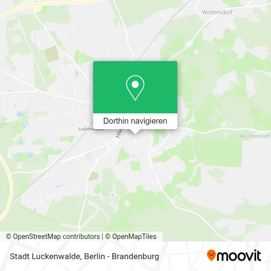 Stadt Luckenwalde Karte