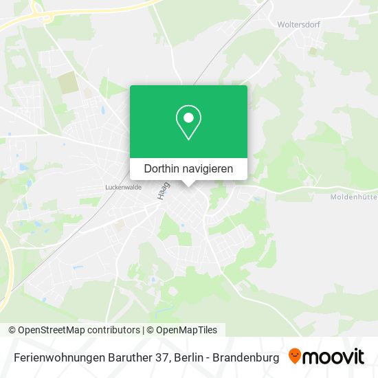 Ferienwohnungen Baruther 37 Karte