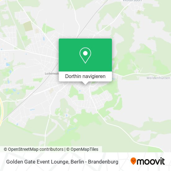 Golden Gate Event Lounge Karte