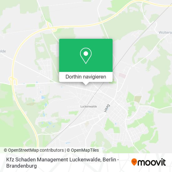 Kfz Schaden Management Luckenwalde Karte