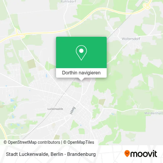 Stadt Luckenwalde Karte