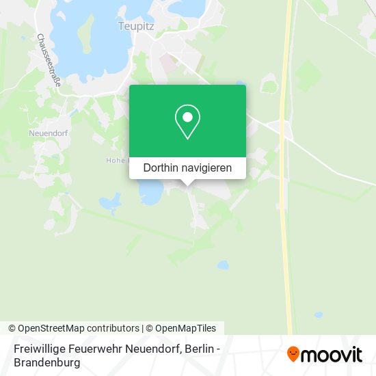Freiwillige Feuerwehr Neuendorf Karte