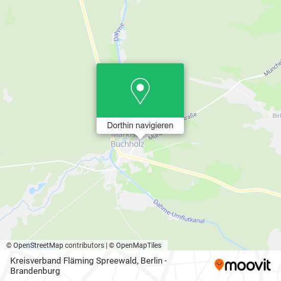 Kreisverband Fläming Spreewald Karte