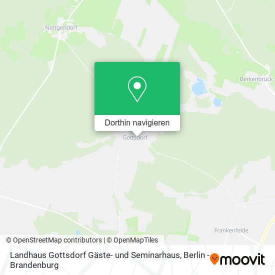 Landhaus Gottsdorf Gäste- und Seminarhaus Karte
